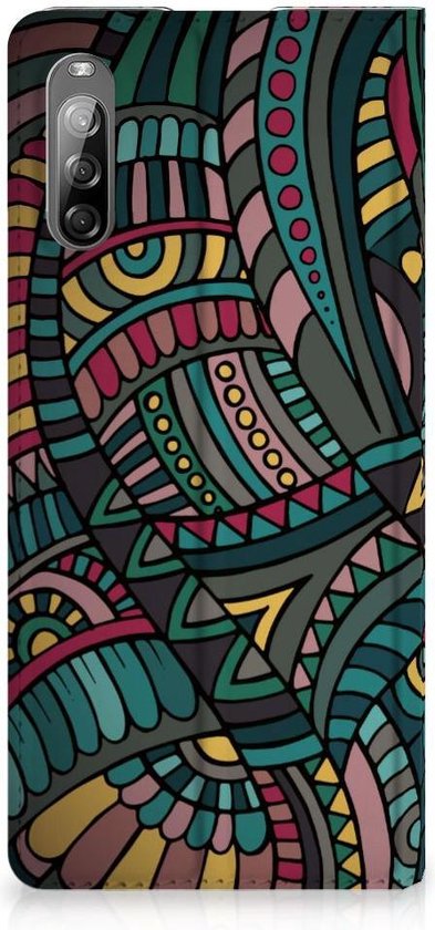 Etui pour téléphone portable Sony Xperia L4 Smart Cover Aztec