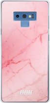 Samsung Galaxy Note 9 Hoesje Transparant TPU Case - Coral Marble #ffffff