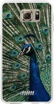 Samsung Galaxy S6 Hoesje Transparant TPU Case - Peacock #ffffff