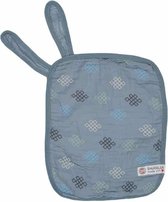 Lodger Knuffeldoek - Snuggler Muslin Knot Xandu - Blauw