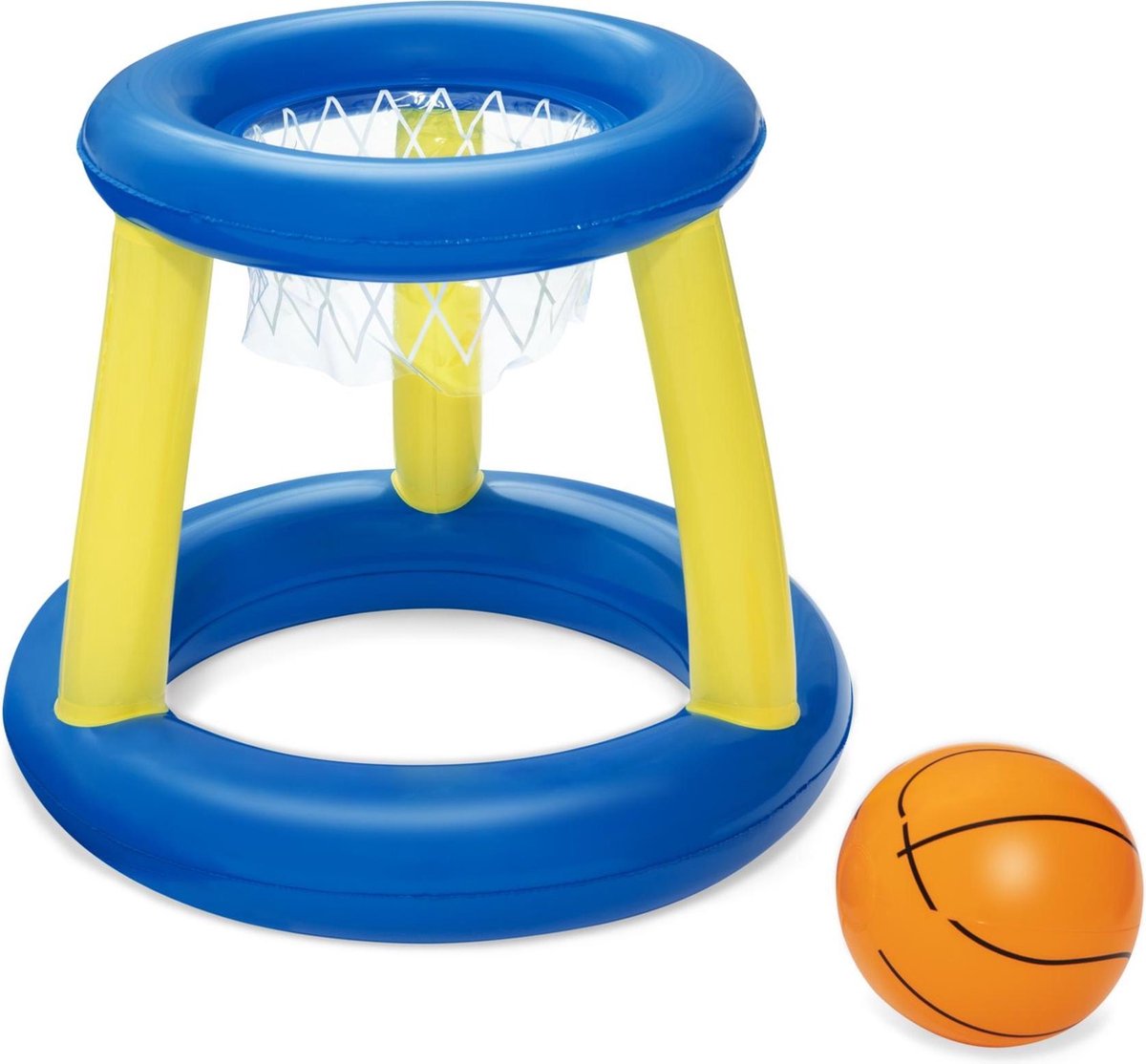 Drijvende basketbalring, bal, 3 ringen, diameter 61 cm
