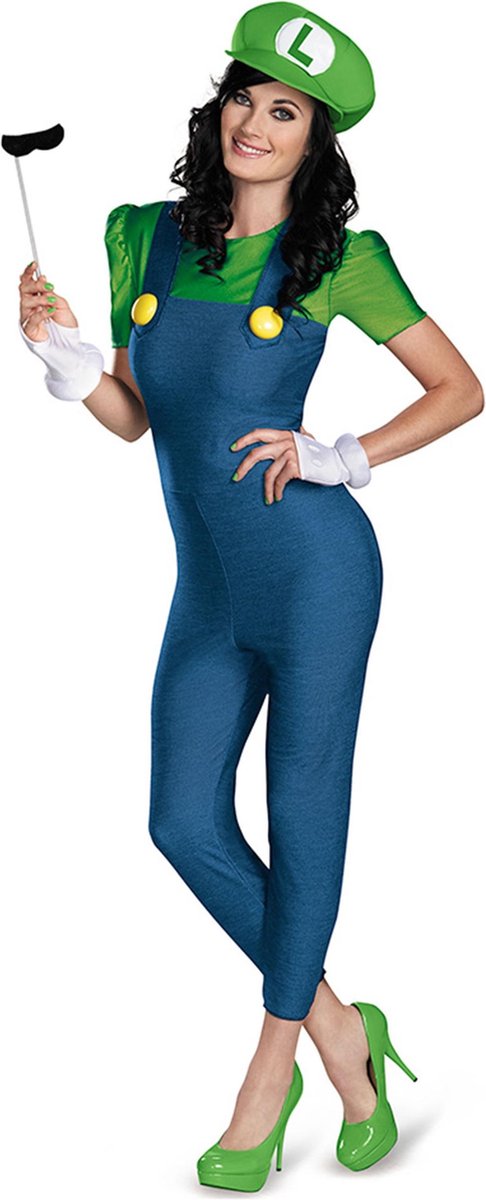 Luigi™ Deluxe verkleedkostuum voor dames - Verkleedkleding - Small" |  bol.com