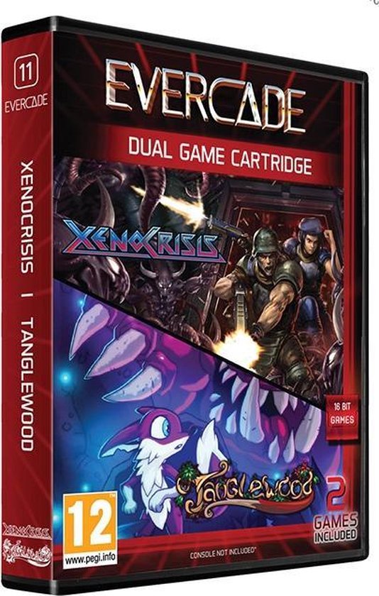 Evercade - Xeno Crisis & Tanglewood cartridge 1 - 2 games - Evercade