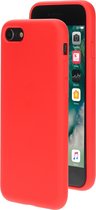 Mobiparts Siliconen Cover Case Apple iPhone 7/8/SE (2020/2022) Scarlet Rood hoesje