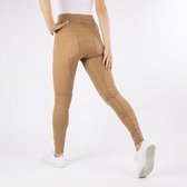 Horze Rijbroek  Tara High Waist Full Grip - Brown - 38