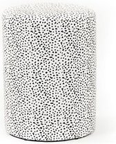 Poef Cheeta - Zwart/Wit - 32x42cm - Housevitamin