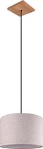 LED Hanglamp - Trion Elmo - E27 Fitting - 1-lichts - Rond - Antiek Nikkel - Aluminium - BES LED