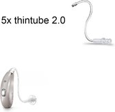Signia - Audioservice - Hoortoestellen - thin tube - ThinTubes 2.0 - Links - Lengte 4 - 5 stuks