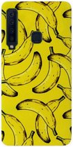 ADEL Siliconen Back Cover Softcase Hoesje Geschikt voor Samsung Galaxy A9 (2018) - Bananen