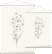 Geen Titel 10 Schets - Foto op Textielposter - 90 x 135 cm