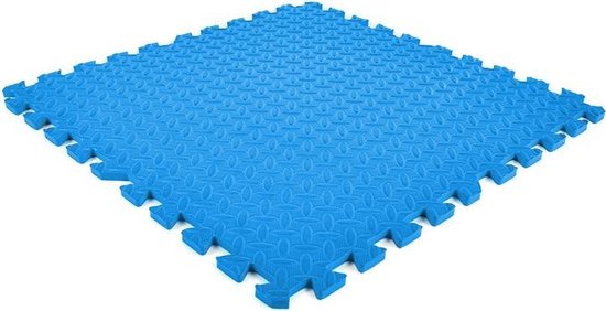 EVA FOAM tegels - Blauw - 60 x 60 x 1,2cm (set van 4 randen) | bol.com