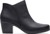 Clarks - Dames schoenen - Un Lindel Zip - D - black oily lea - maat 7