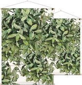 Bladpatroon 11 - Foto op Textielposter - 90 x 135 cm
