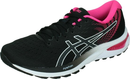 Asics Gel-Cumulus 22 hardloopschoenen dames zwart/roze