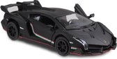 Kinsmart Sportwagen Lamborghini Veneno 1:36 Die-cast Zwart