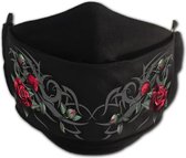 Spiral Masker TRIBAL ROSE Mondkapje Zwart