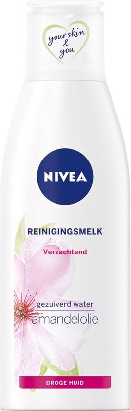 NIVEA Essentials Verzachtende Reinigingsmelk met Amandelolie - 200 ml