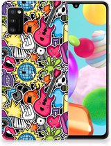 Hoesje Geschikt voor Samsung Galaxy A41 Telefoon Hoesje Punk Rock