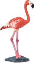 Safari Speeldier Flamingo Junior 8,3 Cm Roze