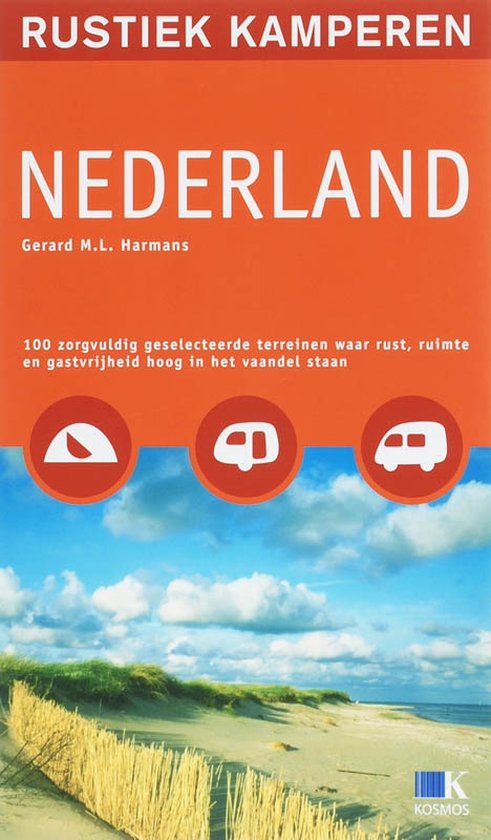 Cover van het boek 'Rustiek kamperen Nederland' van Gerard M.L. Harmans