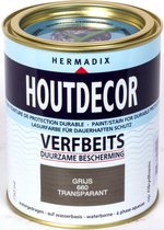 Hermadix Houtdecor Verfbeits Transparant - 0,75 liter - 660 Transparant Grijs