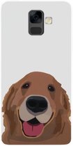 ADEL Siliconen Back Cover Softcase Hoesje Geschikt voor Samsung Galaxy A6 Plus (2018) - Labrador Hond