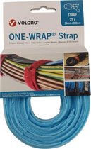Velcro® ONE-WRAP® klittenband kabelbinder 20mm x 330mm Licht Blauw
