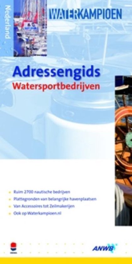 Cover van het boek 'Adressengids watersportbedrijven'