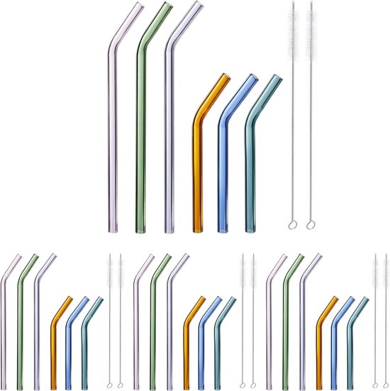 ZWILLING Sorrento Glazen rietjes, duurzaam en herbruikbaar