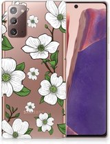 Coque Téléphone pour Samsung Note 20 Case Cover Cornouiller Fleurs