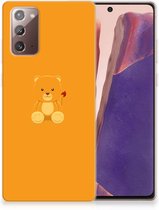 Silicone Hoesje Samsung Note 20 GSM Hoesje Baby Beer