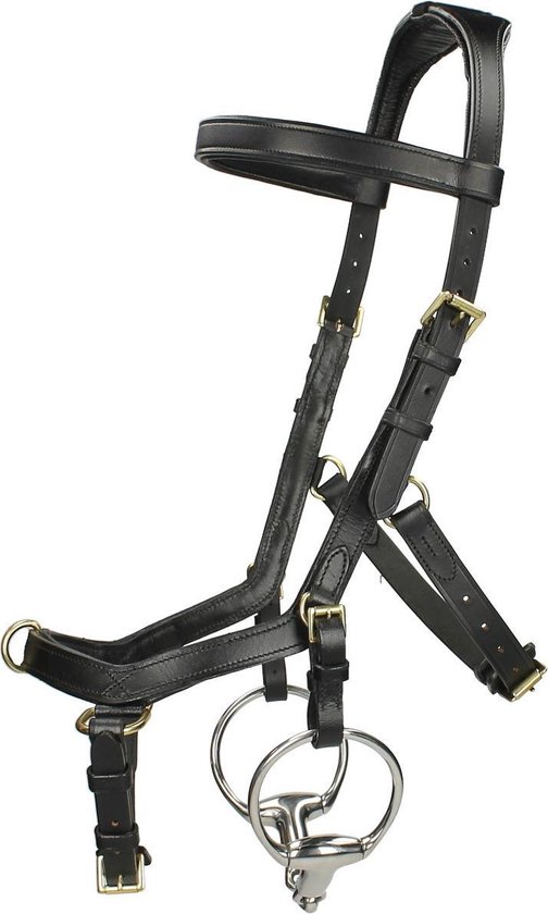 Horseware Rambo Micklem Diamant Competition Bridle - Black, Größe:Pony (S