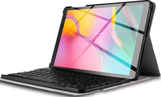 Samsung Galaxy Tab A 8.0 2019 Hoesje Bluetooth Toetsenbord Hoes Met Screenprotector Zwart Samsung Galaxy Tab A 8.0 2019 Hoesje Bluetooth Toetsenbord Hoes Met Screenprotector Zwart