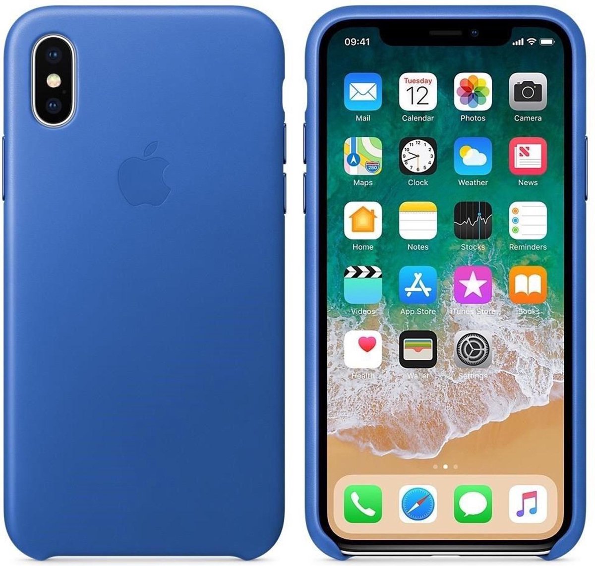 Apple iphone x leather case best sale