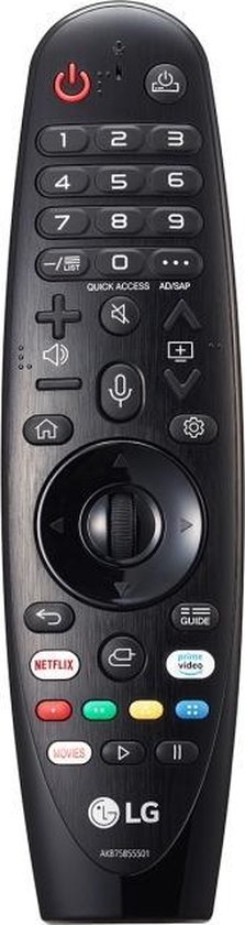 Broers en zussen voorraad Mart LG Magic Remote MR20GA - Afstandsbediening - Zwart | bol.com