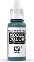 Vallejo 70964 Model Color Field Blue - Acryl Verf flesje