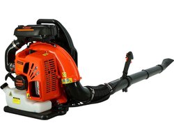 Kibani Benzine Bladblazer 63.3 cc / 3.6 pk - Luchtsnelheid 280 km/h - 2700W - Ruggedrager - Bladblazers