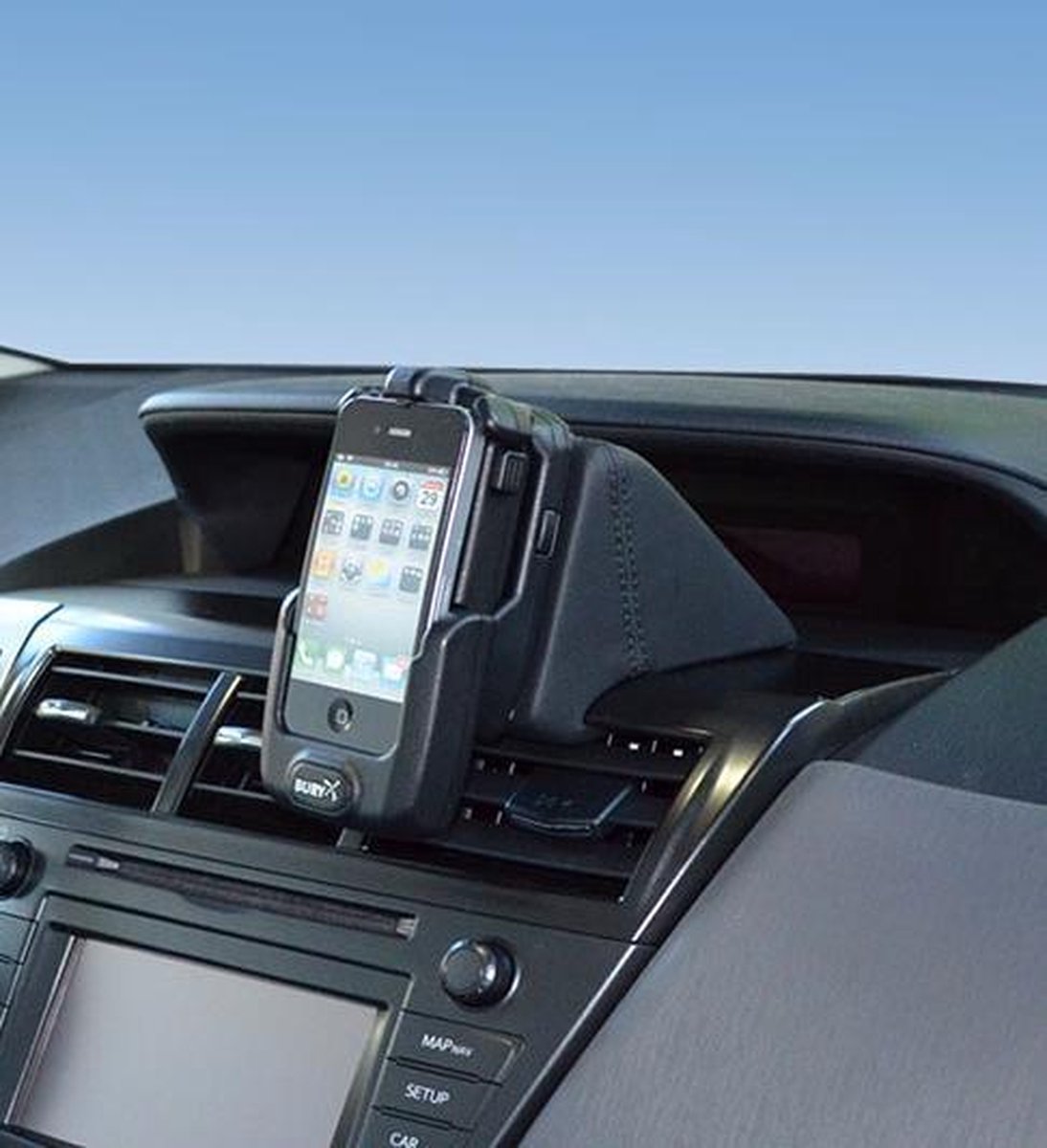 Houder - Toyota Prius + 2012-2019 Kleur: Zwart