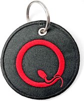 Queens Of The Stone Age - Q Logo Sleutelhanger - Zwart