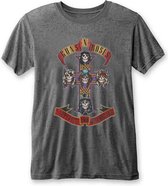 Guns N' Roses Heren Tshirt -XL- Appetite For Destruction Grijs