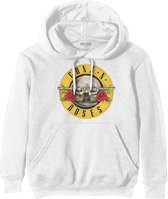 Guns N' Roses - Classic Logo Hoodie/trui - 2XL - Wit
