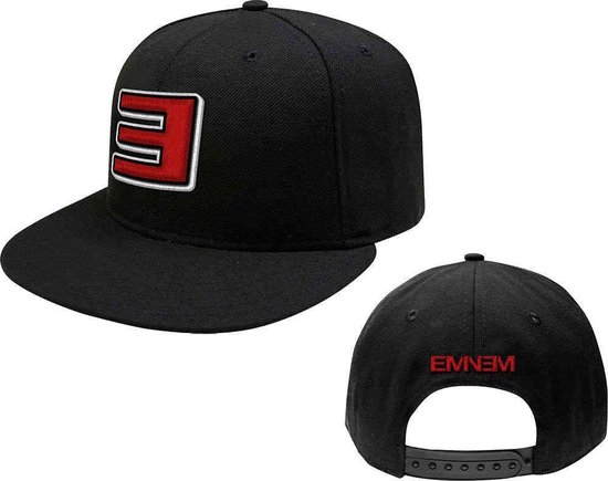 Eminem Snapback Pet Reverse E Zwart