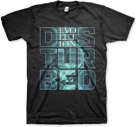 Disturbed - Evolution Heren T-shirt - L - Zwart