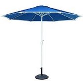 La Dora parasol, blauw, Diameter, 3 m, 8 baleinen van 18mm
