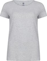WE Fashion Dames T-shirt van biologisch katoen - Maat 3XL