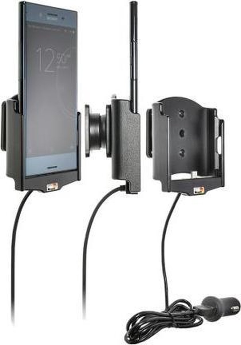 Brodit houder geschikt voor Sony Xperia XZ Premium Actieve houder met 12V USB plug