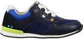 Bunnies JR 219331-520 Jongens Lage Sneakers - Blauw - Leer - Veters