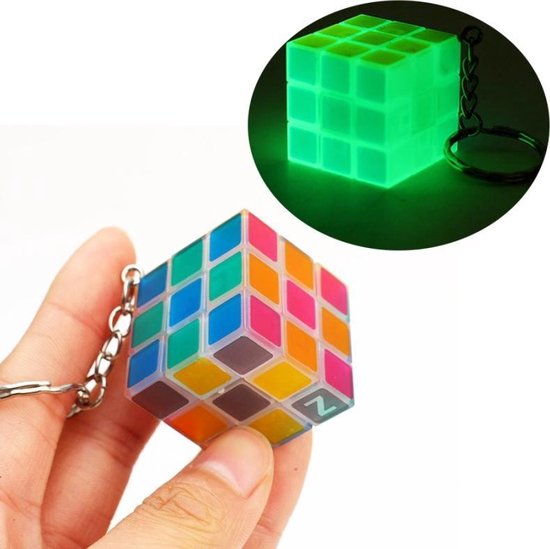 Faites attention au type !! Mini porte-clés lumineux porte-clés Rubik's Cube  jouet... | bol.com