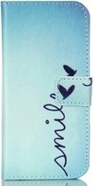 Coque Bookcase hoesje Samsung Galaxy S10E - Smile