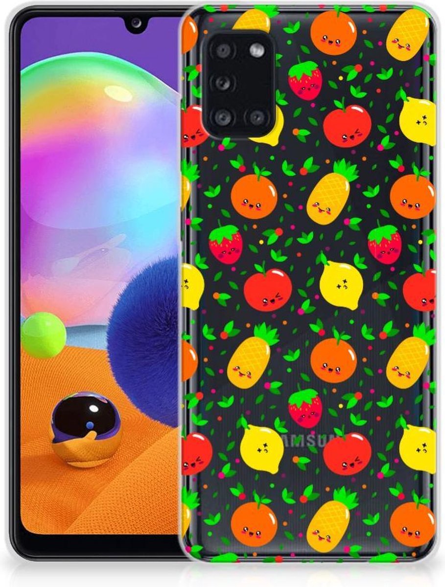 Samsung Galaxy A31 Siliconen Case Fruits